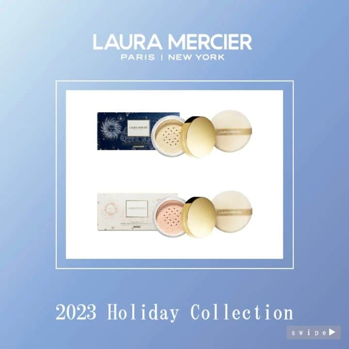 Fruit Gatheringさんのインスタグラム写真 - (Fruit GatheringInstagram)「. “夜空の美しさ”にインスパイアされた、LAURA MERCIERの『Holiday Collection 2023』第2弾  LAURA MERCIER 2023年10月18日(水)数量限定発売 ■スターライト ドリームス アイシャドウパレット 数量限定 ￥8,030(税込) 夜空にきらめく星屑のようなゴールドのパッケージが美しい、ホリデー仕様のアイシャドーパレット。異なる質感の9色のカラーはこのパレットの為に開発。マット・シマーの質感、プラム・トープ・ゴールドトーンのフェミニンでシックなシェードが、ホリデーシーズンの高揚感を演出します。  ■グロウ アンド ゴー フォース ティンティド モイスチャライザー ブラッシュ コレクション 数量限定 ￥3,960(税込) ナチュラルに肌に溶け込むようになじみ、じんわりとした血色感*を演出するリキッドチークが、ミニサイズの3色セットになって登場。絶妙な発色としっとりとした快適な使い心地。ぽっと上気したような大人のかわいいカラーを取り揃えました。  【セット内容】 ・PK2 SOUTHBOUND ・PK3 PROVENCE ・PK4 PROMENADE ※本製品はミニサイズ3本セットです。  ■ザ ガイディング スター トランスルーセントルースセッティングパウダー＆パフ 数量限定 ￥6,270(税込) 夜空にきらめく星屑のようなゴールドのパッケージが美しい『トランスルーセント ルース セッティング パウダー』とヴェロアパフのセット。メイクしたての美しさをキープするセット力と自然な仕上がりで肌になじみます。ゴールドのリボンをあしらった“ヴェロアパフN”は星空をイメージした限定デザイン。  【セット内容】 <トランスルーセント> ・ルースセッティングパウダートランスルーセント (現品)※限定デザイン ・ヴェロアパフNリミテッドエディションホリデイ2023 <トーンアップローズ> ・トランスルーセントルースセッティングパウダートーンアップローズ (現品） ・ヴェロアパフNリミテッドエディションホリデイ2023  ■ローラズ コンステレーションセット 数量限定 ￥7,040(税込) ベースメイクやカラーメイクから厳選した、ナチュラルなメイクをかなえる4アイテムを厳選したセット。ナチュラルでありながらモードなメイクが手に入るセットを、お気に入りのファンデーションやメイクアイテムと一緒にお試しいただけます。フローレスフェイスを叶えるベース＆カラートリオ。  【セット内容】 ・ヴェロアパフN ※ミニサイズ ・ルース セッティング パウダー トランスルーセント ※特製サイズ ・ピュア キャンバス プライマー ハイドレーティング トラベルサイズ ・キャビア スティック アイカラー ミニ 09 ROSE GOLD  ■フローレス ルミエール ラディアンス パーフェクティング クッション ケース リュクスゴールド 数量限定 ￥1,650(税込) 夜空にきらめく星屑のようなゴールドカラーが美しい、『フローレス ルミエール ラディアンス パーフェクティング クッション』専用のケースがホリデー仕様の限定デザインで登場。  *メイクアップ効果による ・・・・・・・・・・・・・・・・・・・・ #fruitgathering #フルーツギャザリング #美容好きさんと繋がりたい #美容好きな人と繋が りたい #メイク好きさんと繋がりたい #美容 #化粧品 #コスメ好き #コスメ #コスメ部 #コスメ情報 #おすすめコスメ #コスメマニア #トレンドコスメ #ご褒美コスメ #デパコス #アイシャドウ #ブラッシュ #フェイスパウダー #フェイスカラー #コフレ #ホリデーコレクション#ホリデーコレクション2023 #LAURAMERCIER #ローラメルシエ」10月18日 9時30分 - fruitgathering.jp