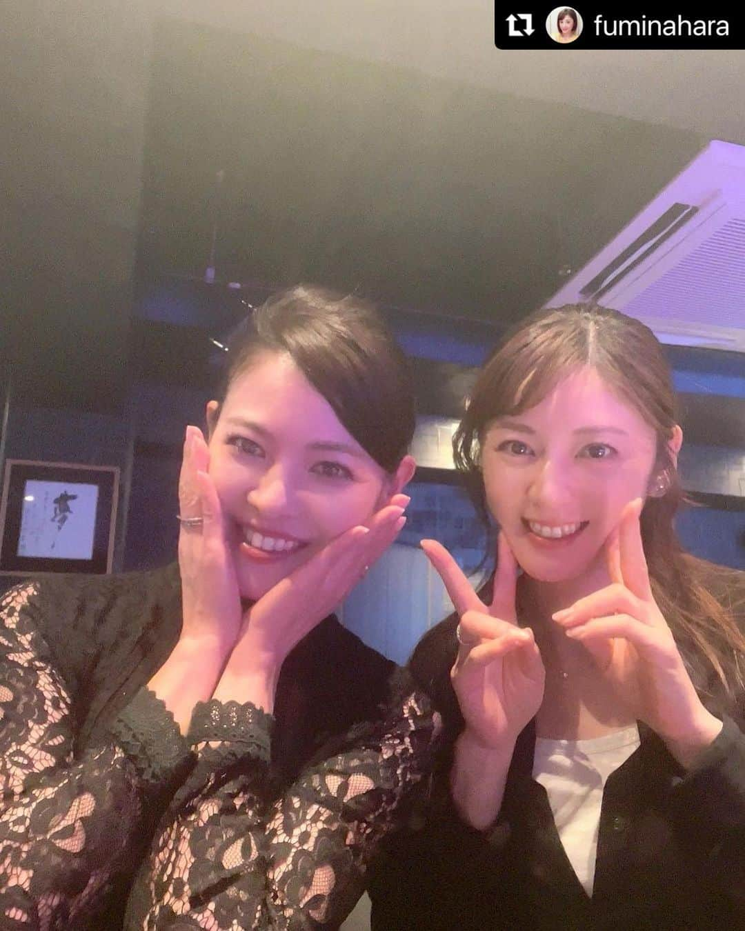 吉田玲奈さんのインスタグラム写真 - (吉田玲奈Instagram)「🎤🎶 お久しぶりの史奈ちゃんと❥ ホルモン鍋からの初カラオケ〜✨ @fuminahara  2人でwink😂楽しい夜〜♪ 史奈ちゃん歌上手かった〜👏💕 #Repost @fuminahara with @use.repost ・・・ ちょっとお久しぶりの @reina.yoshida.ciel.1218 ちゃんと @yamamotogyuzo のホルモン鍋からの初カラオケ🎤 玲奈ちゃん歌うますぎー❣️ 懐かしの曲たくさん歌って楽しかったー😆 #吉田玲奈 ちゃん#山本牛臓 #ホルモン鍋 #カラオケ #充実  #原史奈  #ゴルフ #ゴルフレッスン #ゴルフ練習 #ゴルフ女子 #ゴルフ大好き #golf #ゴルフウエア #ゴルフコーデ #ゴルフグッズ #ゴルフ動画 #ping #g410 #callaway #paradym #paradymmaxfast #even #archivio #アルチビオ #eyevol #cuartounited #instagolf」10月18日 10時08分 - reina.yoshida.ciel.1218