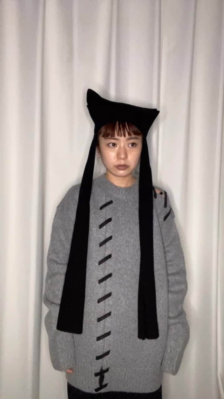 Mio Nagaiのインスタグラム：「. sodukのかわいいknitたち🧣 今年はどれにする？？  soduk 23fw Collection POP-UP STORE 10.20(Fri) - 10.29(Sun) @3912higashi  #soduk #3912higashi」