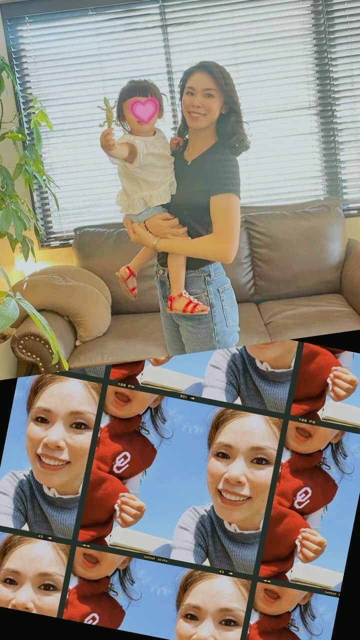 森理世のインスタグラム：「This daughter of mine 🥰」