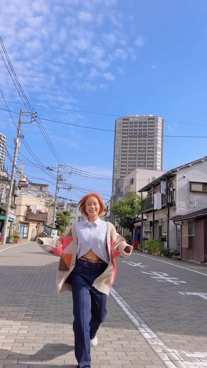 田辺莉咲子のインスタグラム：「Butterfly🍂🦋　 #autumn #tukishima」