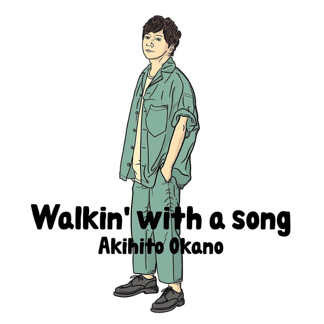 ポルノグラフィティさんのインスタグラム写真 - (ポルノグラフィティInstagram)「岡野昭仁 1stアルバム「Walkin' with a song」  #岡野昭仁 #Walkinwithasong #インスタント #ハイファイ浪漫 #ShaftofLight #指針 #芽吹け #光あれ #GLORY #その先の光へ #MELODY #歌を抱えて」10月18日 13時41分 - pg_staff