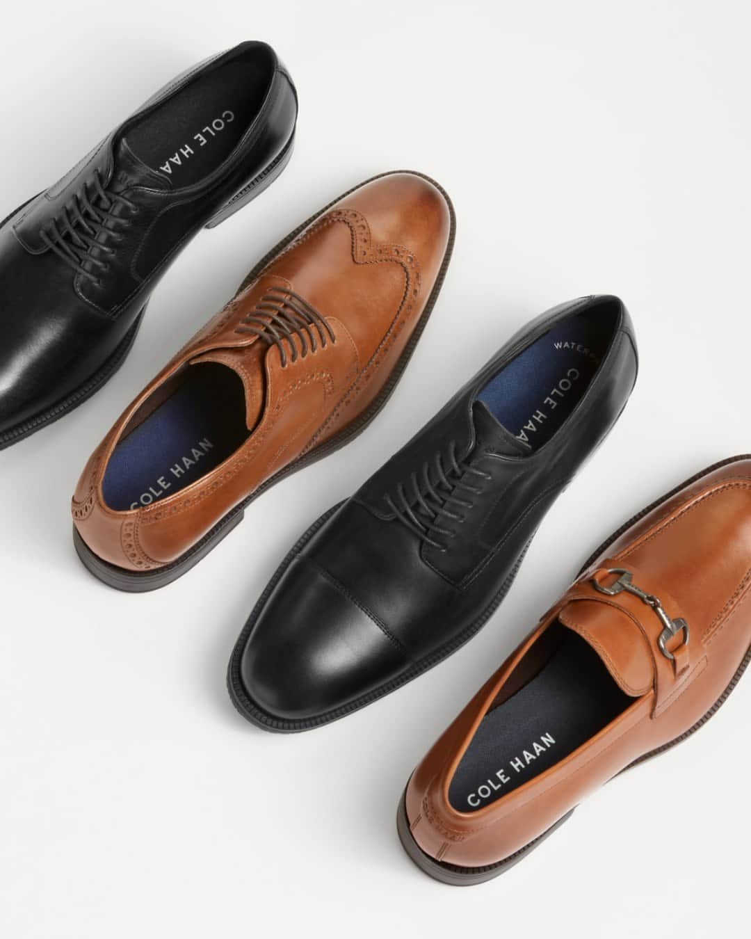 Cole Haanのインスタグラム：「Step it up with classic designs updated with new technologies for added cushioning, flexibility, and grip. And finish your look with a distinguished new belt.」