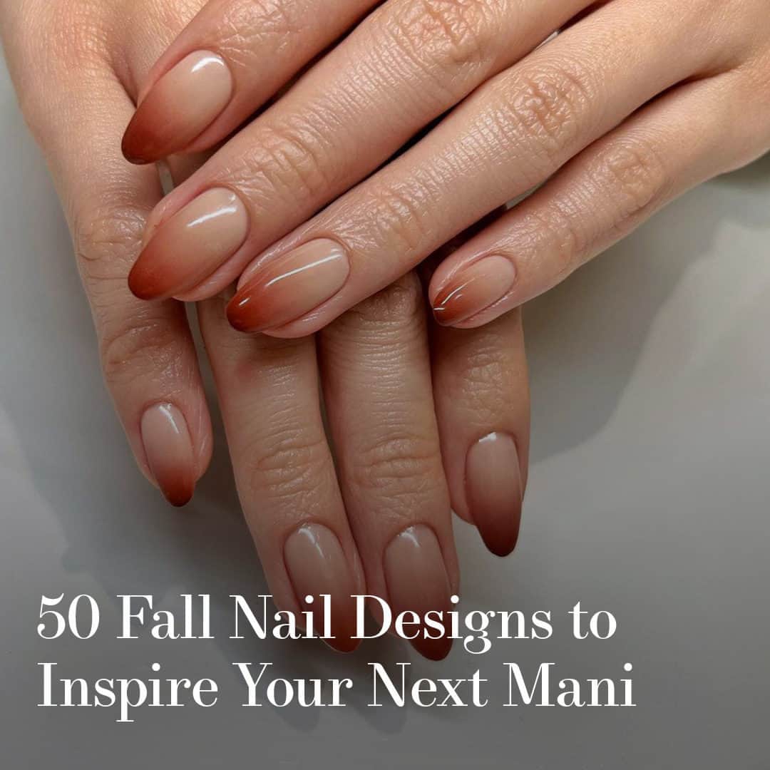 Harper's BAZAARのインスタグラム：「Pumpkin spice nails for pumpkin spice season? Say no more. 🍂 Tap the link in bio for more fall nail inspo.  Photo via @nailartbyqueenie」