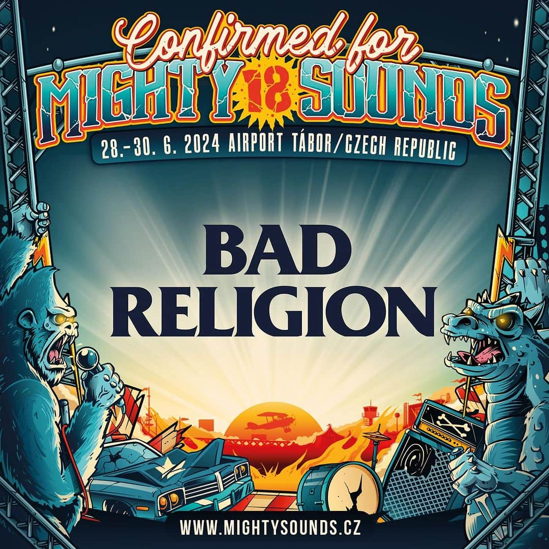 Bad Religionさんのインスタグラム写真 - (Bad ReligionInstagram)「And then there is this! @mightysounds」10月19日 0時23分 - badreligionband