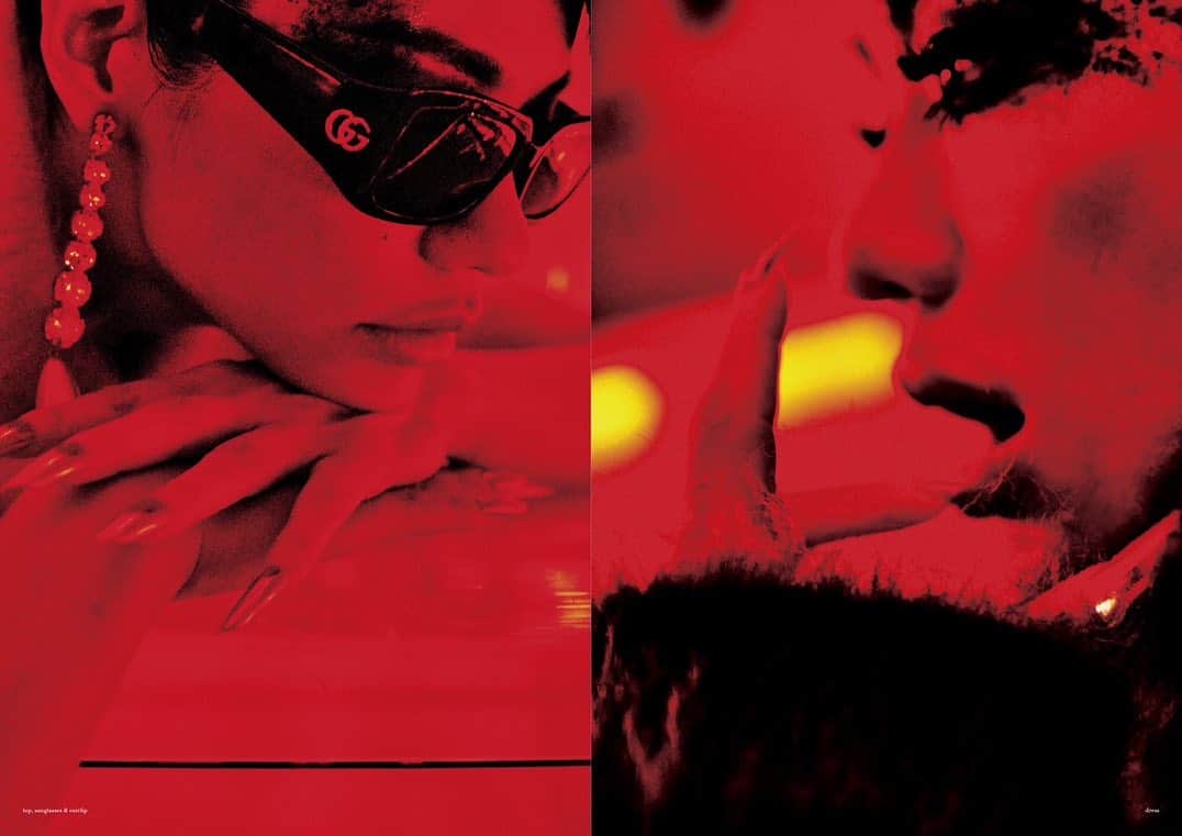 のインスタグラム：「Cover of @commonsandsense_magazine  with @gucci   🥀🩶」