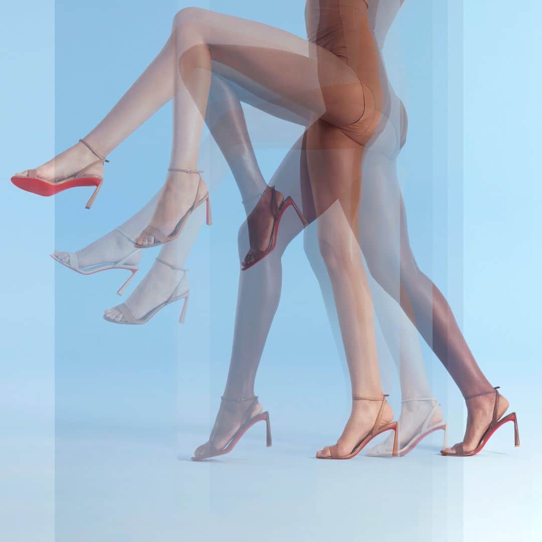 クリスチャンルブタンのインスタグラム：「Run, don't walk! The Condora Queen sandal in your perfect shade of Nude for that barely-there effect awaits.  Photos by @Julien_Vallon #ChristianLouboutin」