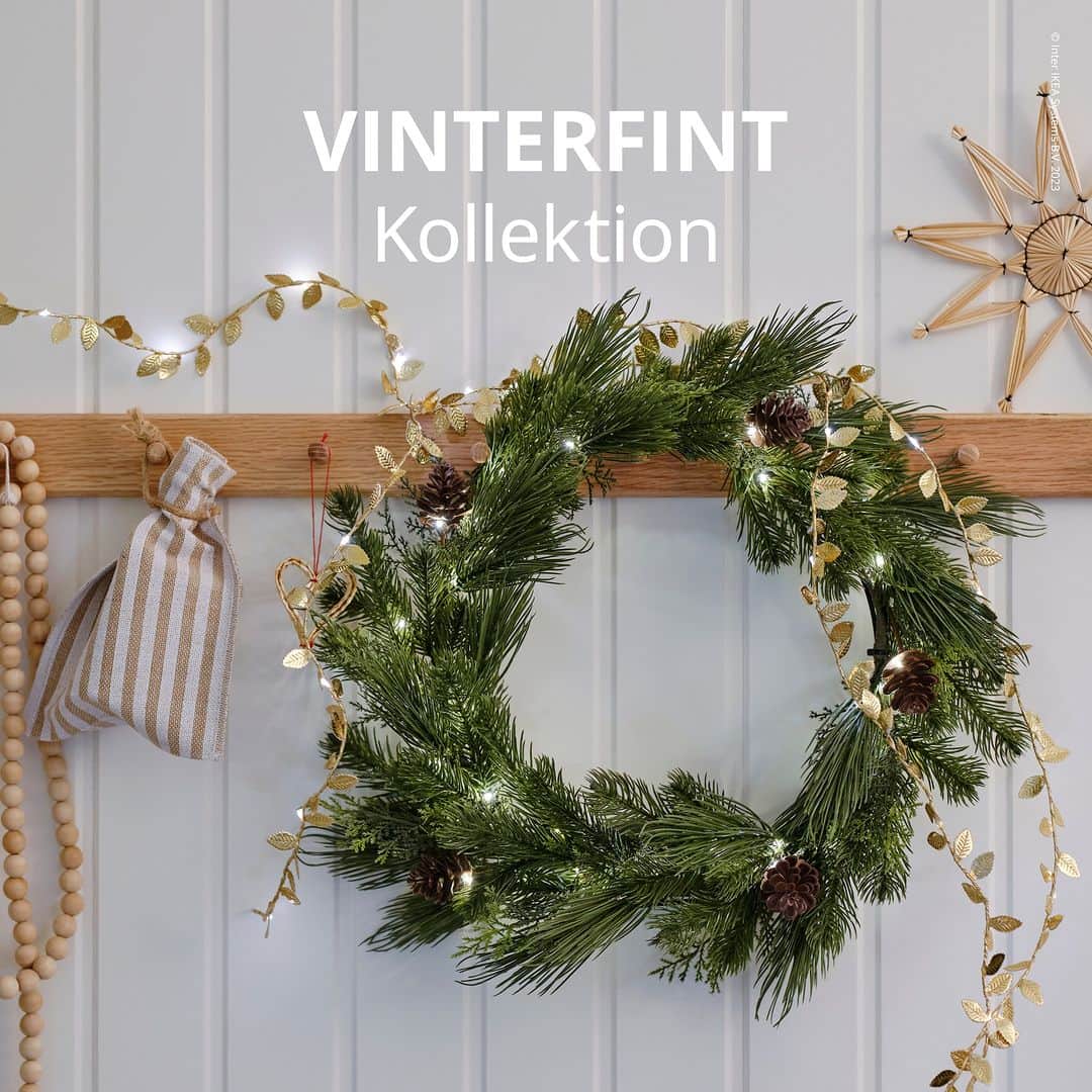 IKEA Austriaのインスタグラム：「Mach dein Zuhause zum VINTER-Wunderland! Mit der neuen VINTERFINT Collection von IKEA. #LebeSmårt」