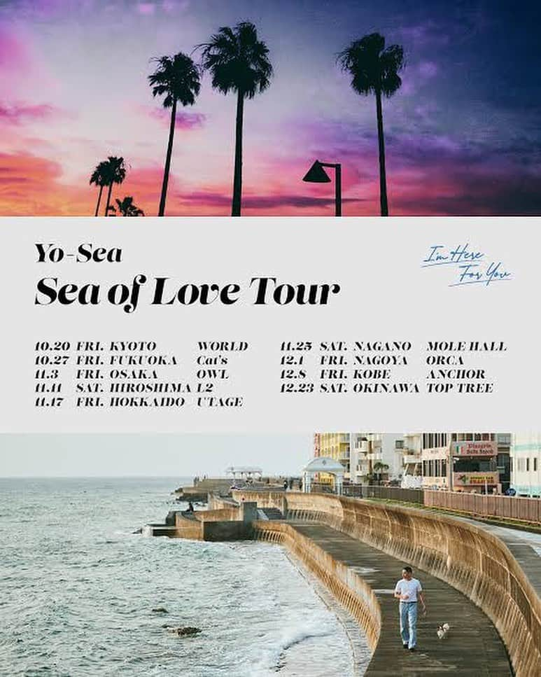 山中海輝さんのインスタグラム写真 - (山中海輝Instagram)「@yo_sea7878  10/20から始まる"Sea of love tour"楽しみにしてます！  DJ: @t.bance  @aotl_tokyo  📍@oto.no.rakuen.official」10月18日 17時29分 - kaikiyamanaka