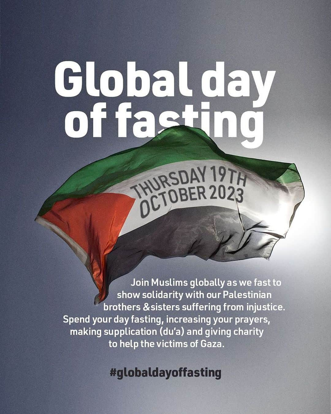 マヘル・ザインのインスタグラム：「Tomorrow Thursday InshaAllah ❤️ Make sure you make lots of dua for our #palestinian brothers and sisters while fasting ❤️  #globaldayoffasting for #palestine」