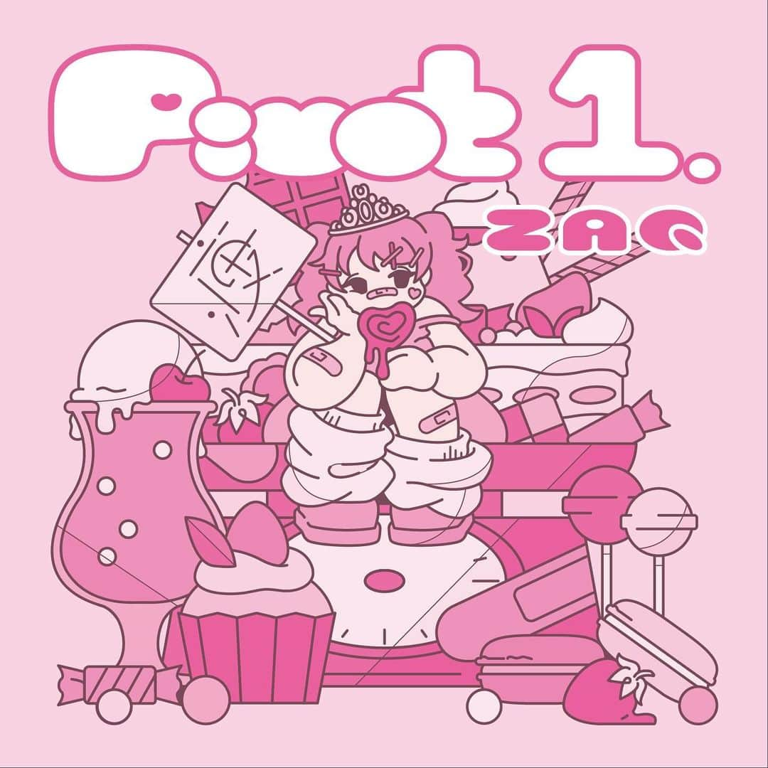 ZAQのインスタグラム：「🆕CD『Pivot 1.』リリース！  #M3秋 https://www.m3net.jp/  10月29日(日)@東京流通センター ・入場料:当日1,500円 ・ブース:P-19ab(第一展示場2階) ・本人在廊予定:13:30-15:00 (※このお時間内のみ本人サイン対応を致します)  M1.BAKKA M2.もちぷにふわぽよ M3.UPSETUPSET  All lyrics,music,arrangement&performanced by ZAQ  M3 ［UPSET UPSET］musician Gt　Kyrie add Drum タカハシヒビキ（F.M.F) Bass 工藤嶺  ジャケットデザイン:あさいゆり。  楽曲名とジャケットが公開になりました！ か、かわいい…！ こういう、もちもちした女の子のための楽曲が二曲目です。 さいきんちょっと、もちもちしてきたなぁっていう方々は必聴の楽曲です。  今度、このCDの収録楽曲についてインスタライブをしたいと考えてますので楽しみにしててね😃  新曲CDをゲットしに皆様ぜひM3にお越し下さい✨」