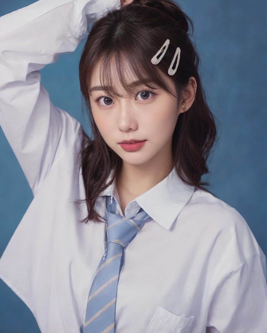 「SNOW」顔認識カメラアプリさんのインスタグラム写真 - (「SNOW」顔認識カメラアプリInstagram)「. SNOWから新しく 韓国JKになれるAIのやつ出たみたいです👼🏻🩵  #AIハイティーン #SNOW #PR」10月18日 19時38分 - snow_japan