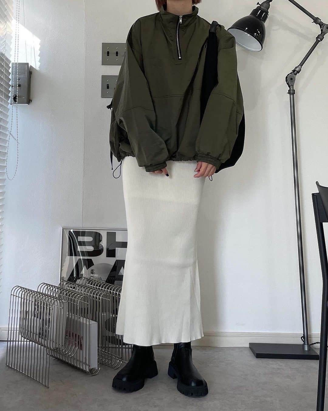 Mie Kawanoさんのインスタグラム写真 - (Mie KawanoInstagram)「最近仕事が忙しすぎて 毎日フル回転な感じ 新しい洋服で少しでも気分転換♩ プルオーバーとニットスカート♡ @canaljean」10月18日 20時13分 - cota_ra