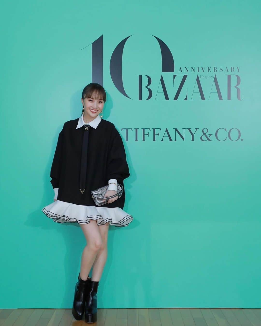 百田夏菜子のインスタグラム：「-Harper's BAZAAR 10th Anniversary Event- 自分らしく輝く事に寄り添いパワーをくれる愛溢れる時間でした。改めてHarper's BAZAAR JP 10周年おめでとうございます！  #PR #HarpersBAZAAR #HarpersBAZAARjapan  #BazaarJapan10 #HarpersBAZAAR10 #WomenOntheFrontier #TiffanyAndCo @tiffanyandco @harpersbazaarjapan」