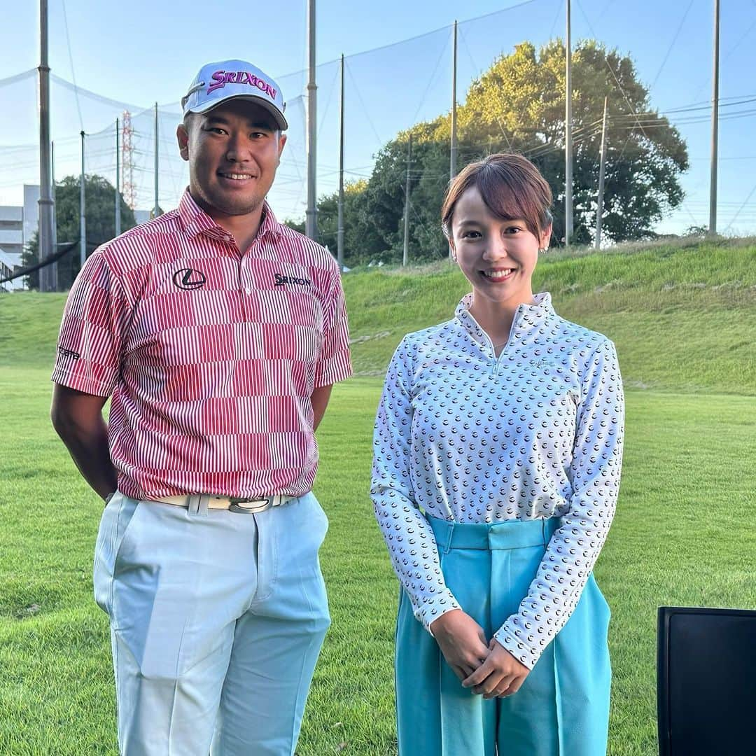 森千晴さんのインスタグラム写真 - (森千晴Instagram)「ZOZOチャンピオンシップ開幕直前、松山英樹選手の練習ラウンドを見学＆インタビューをさせていただきました！⛳️  この模様は明日10月19日(木)の「グッド！モーニング」6:20ごろ〜放送予定です✨  #松山英樹 選手 #zozochampionship #ゴルフ #golf  tops @callawayaparel_japan」10月18日 21時36分 - mori.chiharu