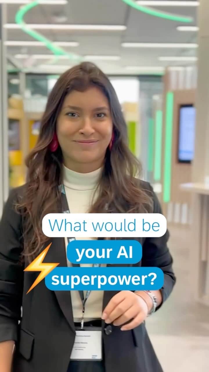 SAPのインスタグラム：「If you were a CEO, what would be your AI superpower? 🦸⚡️」