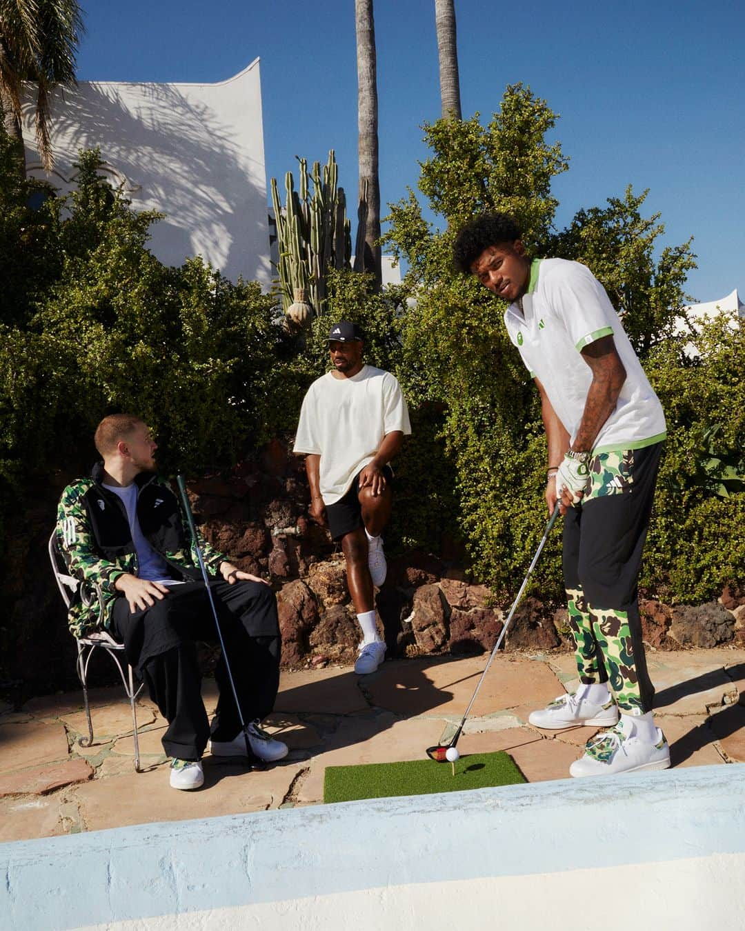 ア ベイシング エイプさんのインスタグラム写真 - (ア ベイシング エイプInstagram)「This October, take it to the greens as Adidas and BAPE® continue their anniversary celebrations with a Golf ready collection consisting of a pair of custom Stan Smith sneakers and a selection of performance apparel and accessories.​   BAPE ® X ADIDAS GOLF collection will be available on BAPE.COM and at A BATHING APE® authorized stores Saturday, October 21st.​   @adidasoriginals​  @jalen​   #bape #abathingape #bapesta ​  #adidas #stansmith」10月18日 22時02分 - bape_japan