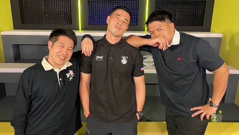 山田章仁のインスタグラム：「最終回絶賛放送中だぞーん‼️ ラグビーワールドカップ2023🇫🇷はこれをみなきゃ終われない🏉 見てね〜🤗 #dazn  #ラグビーワールドカップ2023」
