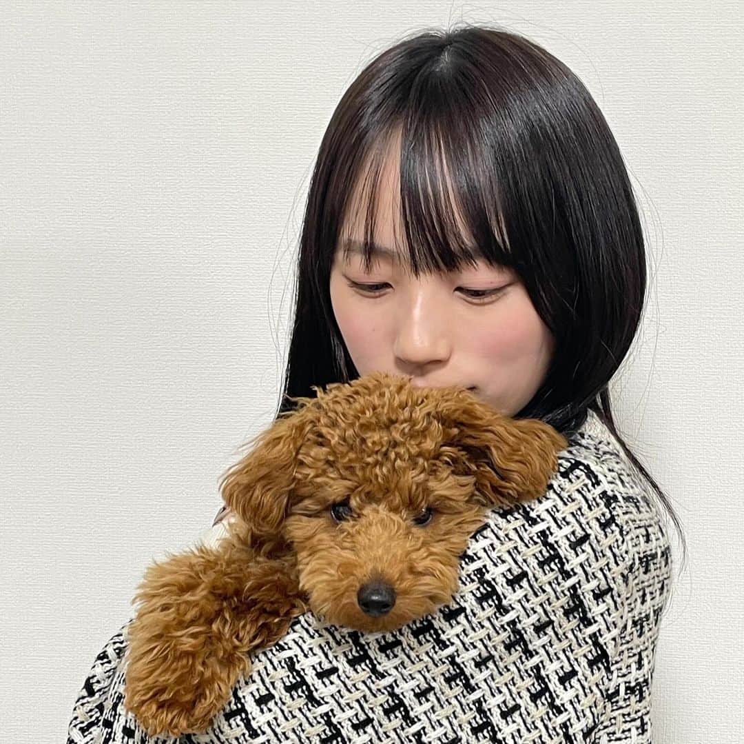 有働優菜のインスタグラム：「もなちゃん すくすく成長中」