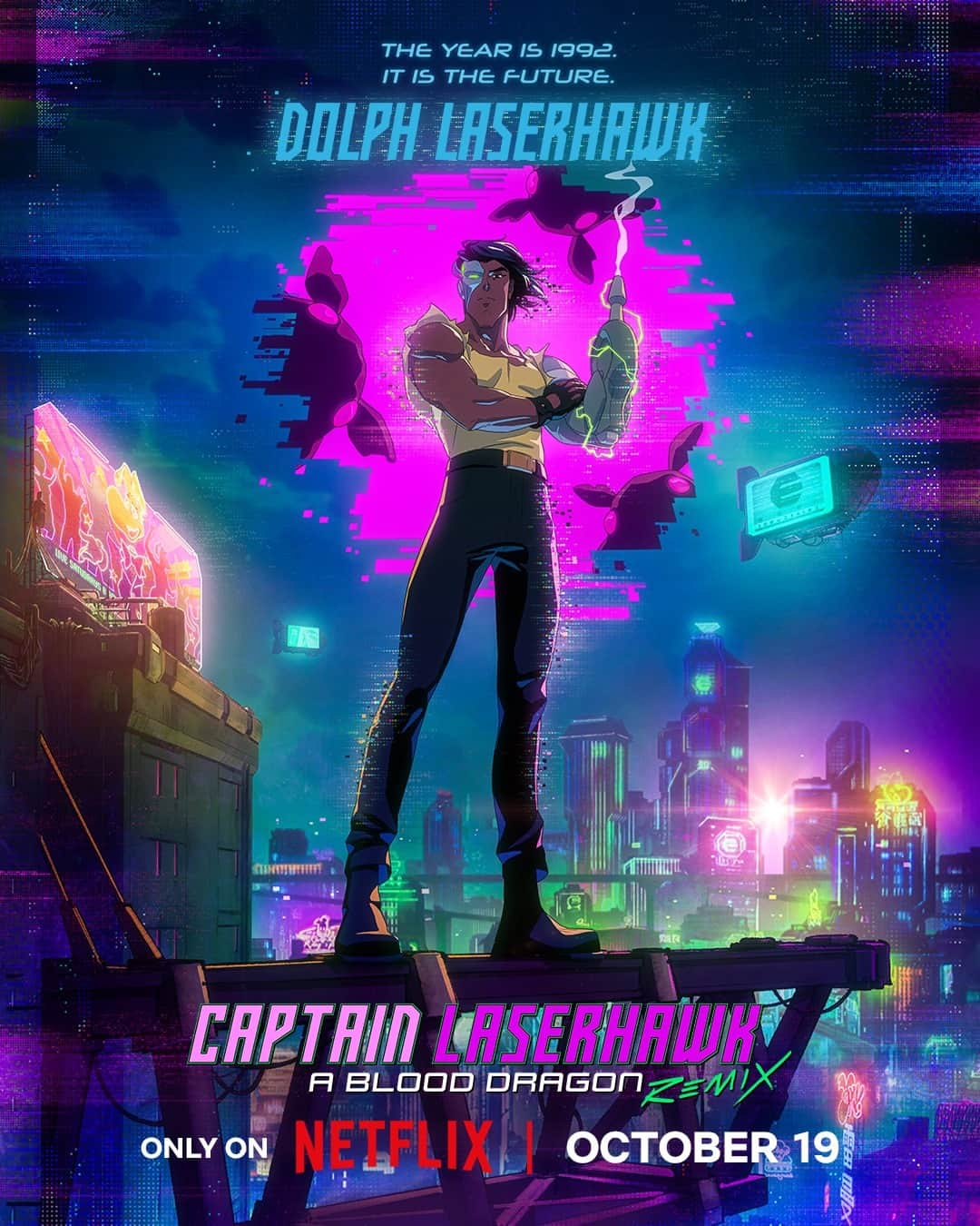 Ubisoftさんのインスタグラム写真 - (UbisoftInstagram)「It is 1992, the future... #CaptainLaserhawk: A Blood Dragon Remix, available only on Netflix TOMORROW!」10月18日 22時31分 - ubisoft