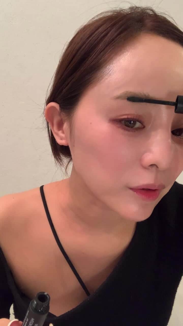 田中亜希子のインスタグラム：「メイク  少し残しますね💦」
