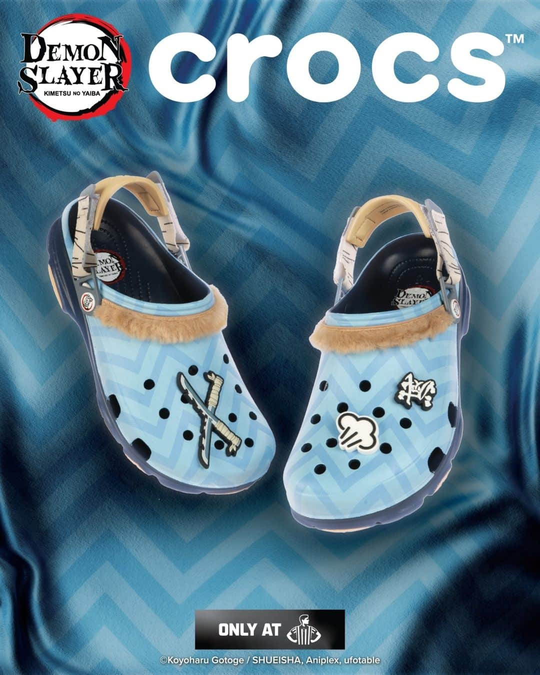 Foot Lockerさんのインスタグラム写真 - (Foot LockerInstagram)「Tanjiro 🌊 Nezuko 🌸 Inosuke ⚔️ Zenitsu ⚡  The Demon Slayer collection by Crocs is now available.」10月18日 23時00分 - footlocker