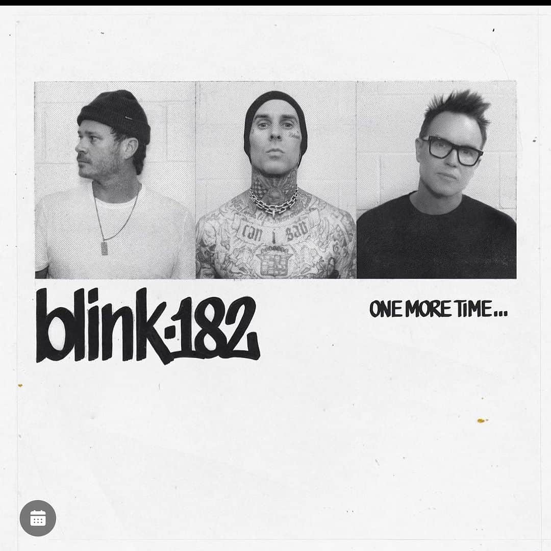 トム・デロングのインスタグラム：「This is our album cover 🤘🏼@blink182」