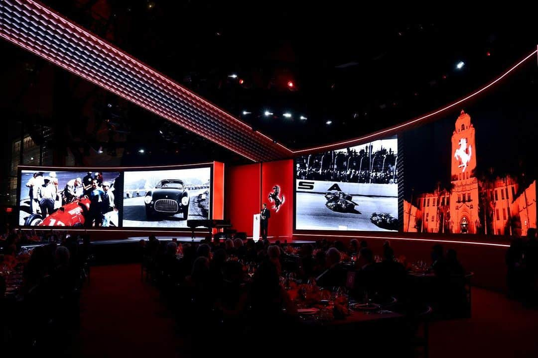 Ferrari USAさんのインスタグラム写真 - (Ferrari USAInstagram)「After a three-day exhibition showcasing some of Ferrari’s most iconic, game-changing models, hundreds of Ferraristi gathered together at the Ferrari Gala to celebrate the passion and spirit of Ferrari.   An auction of the Tailor Made Ferrari 812 Competizione and other exclusive lots representing Ferrari’s multi-faceted reality, from sports cars and racing, to lifestyle collections, culminated in a grand total of $7 million raised for charity, for projects supporting education in the community.   The night held another exciting moment, when 12-time Grammy-winning artist John Legend took the stage for a soulful performance on the piano.   It was a night to remember.   #FerrariGameChangers」10月19日 9時50分 - ferrariusa