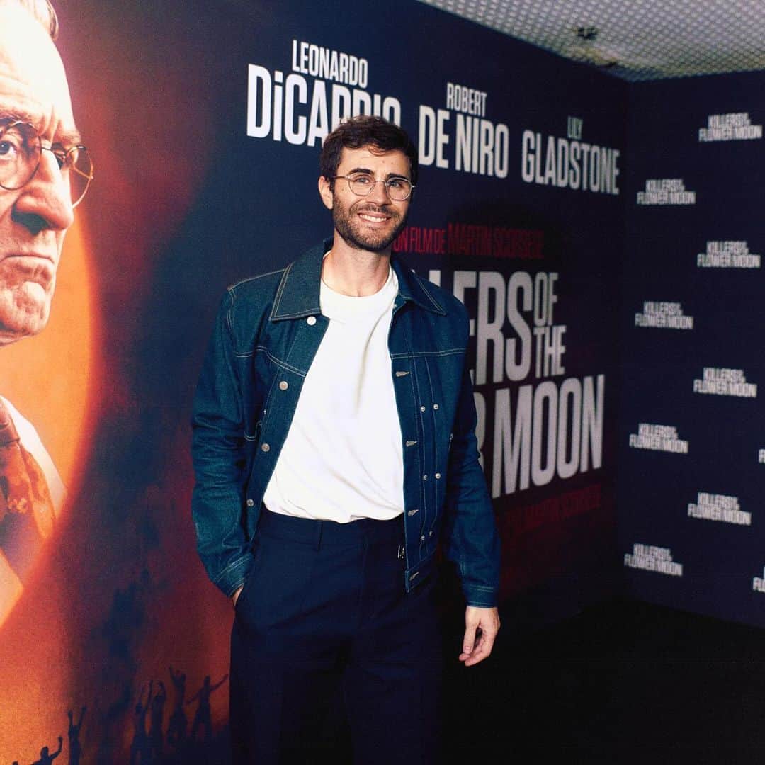 Cyprienさんのインスタグラム写真 - (CyprienInstagram)「Avant-première de Killers of The Flower Moon. Quand un film sort avec DiCaprio et De Niro et qu’il est réalisé par Scorsese, c’est un évènement alors t’es obligé de te saper. Disponible aujourd’hui en salle 🎞️ Merci @paramountpicturesfrancefr  #KillersOfTheFlowerMoon #publicité  Photo @sachaluisada Stylisme minanjah」10月19日 1時43分 - 6pri1