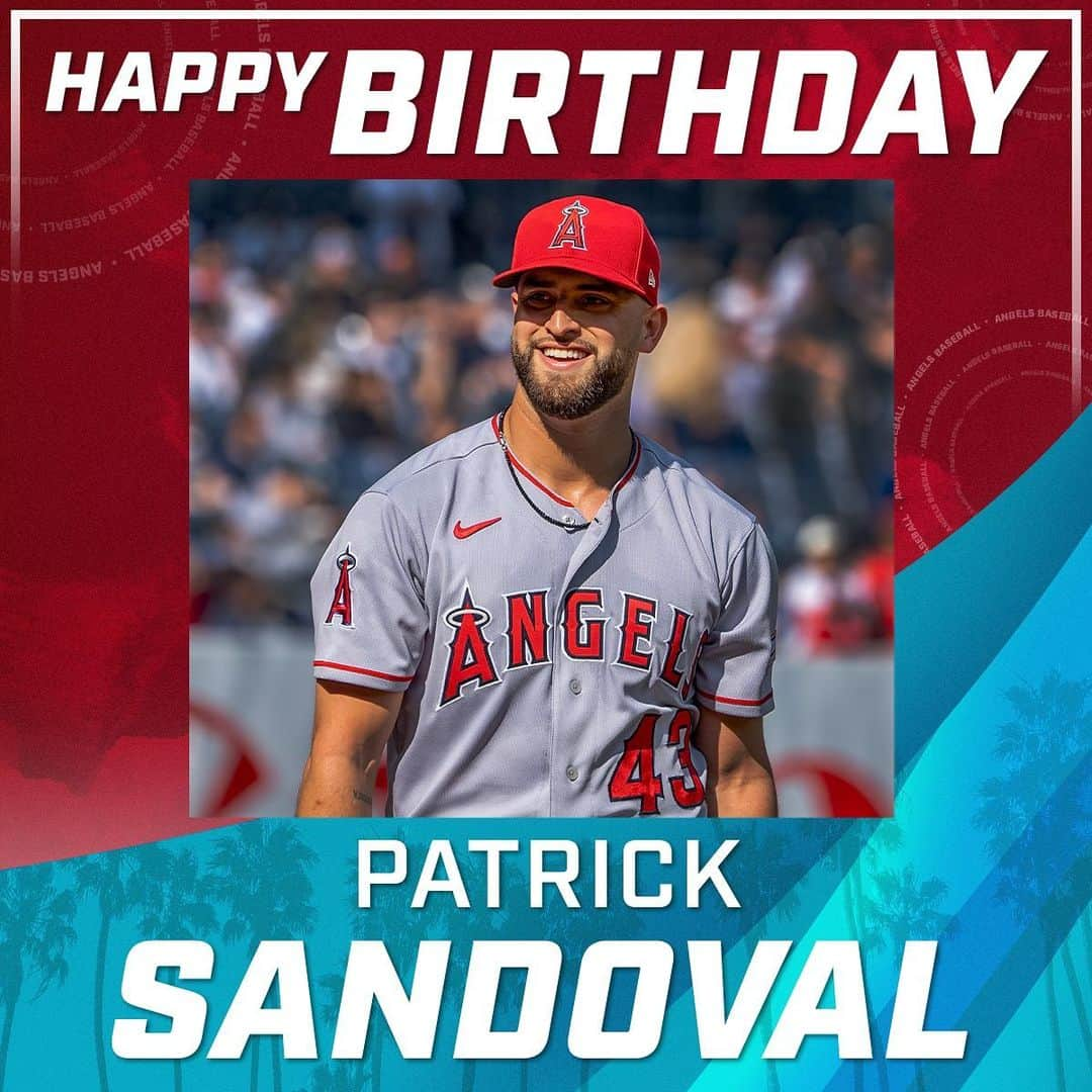 ロサンゼルス・エンゼルス・オブ・アナハイムのインスタグラム：「happy birthday, @psandy.43 & @jordynadams10! 🎂」