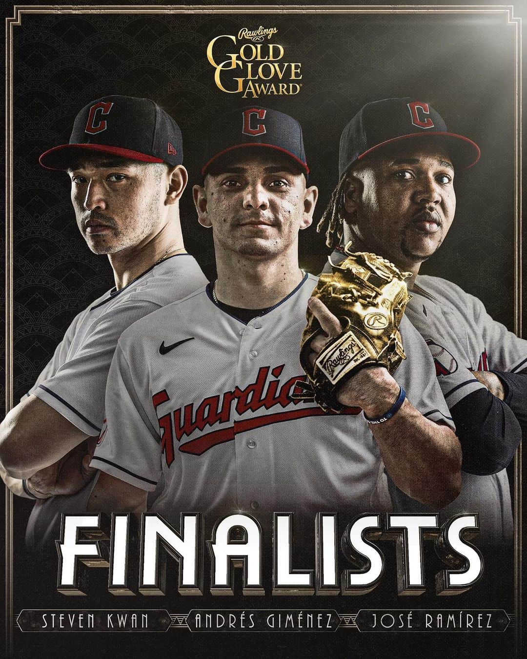 クリーブランド・インディアンスのインスタグラム：「We all knew this was coming, but we have a few @rawlingssg Gold Glove finalists!  #ForTheLand」