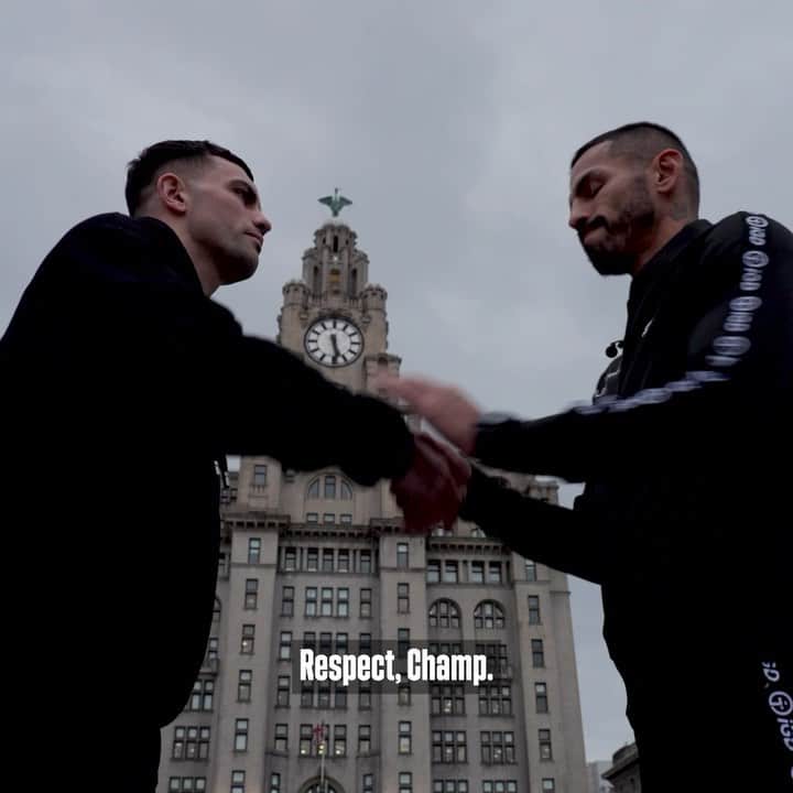 ホルヘ・リナレスのインスタグラム：「FIRST FACE OFF 👀   @jackcatt1 vs @jorgelinares   #CatterallLinares fight week is underway 🔥」