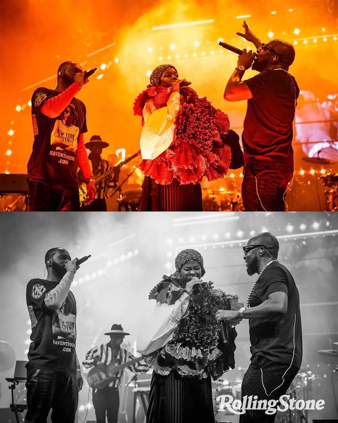 Rolling Stoneさんのインスタグラム写真 - (Rolling StoneInstagram)「Last night in Newark, New Jersey, Ms. Lauryn Hill and The Fugees gave their hometown a legendary tour opener. At the link in our bio, take a look inside the first show of the 'Miseducation of Lauryn Hill 25th Anniversary Tour.' 📷 @grifflotz for Rolling Stone」10月19日 3時35分 - rollingstone