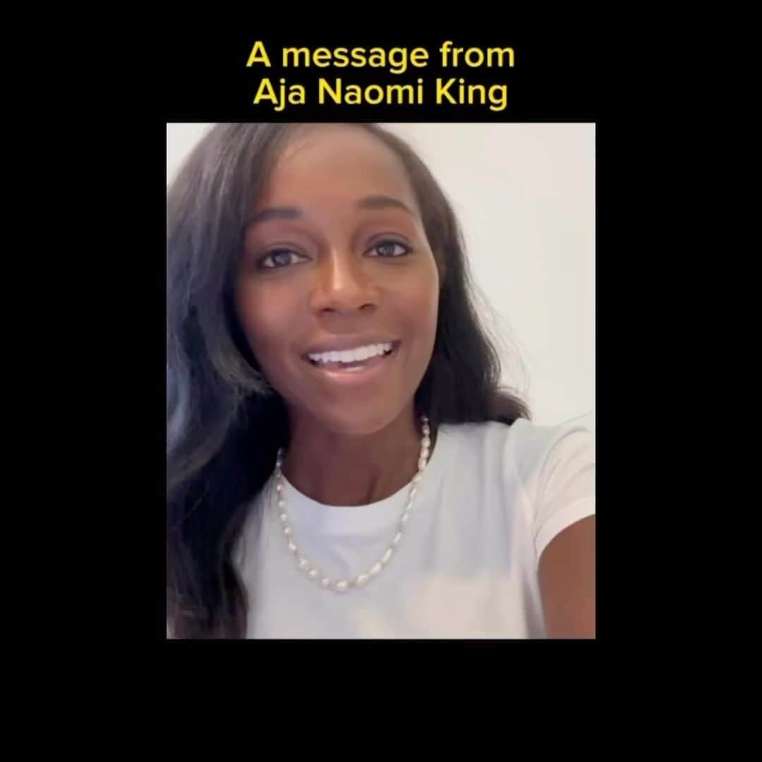 アジャ・ナオミ・キングのインスタグラム：「Repost from @openingactny • @ajanaomi_king on the importance of theatre education and why she supports Opening Act. Have you donated to #BECAUSETHEATRE yet? LINK IN BIO TO SUPPORT!」