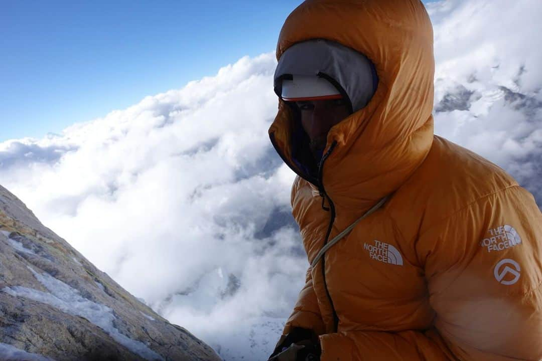 ザ・ノースフェイスのインスタグラム：「Congratulations to @jackson_marvell , @matt_cornell25 , and @rousseaualan who embarked on an awe-inspiring journey to climb the formidable 7,710m North face of Jannu (Khumbakarna) in alpine style.  Their first ascent named “Round Trip Ticket” (M7 AI5+ A0), spanned 2700 meters and stands as a testament to their determination and the limitless possibilities of human endeavor.」