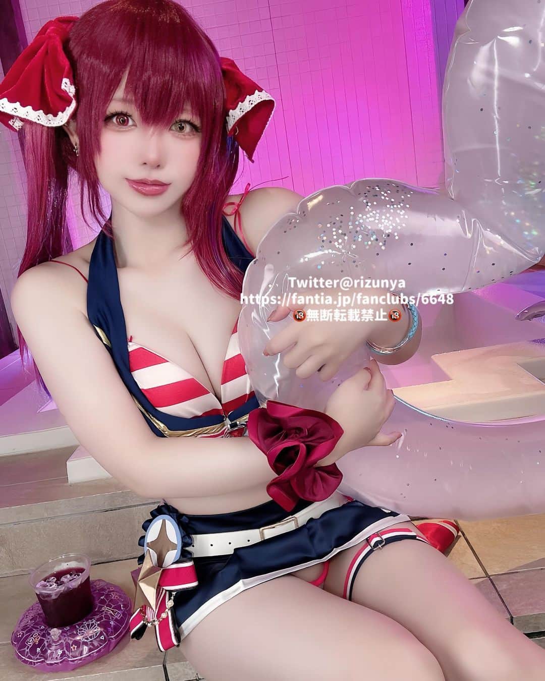 のインスタグラム：「アバンチュール♡ホリック  #cosplay #cos #coser #コスプレ #hololive #ホロライブ #houshoumarine #宝鐘マリン」