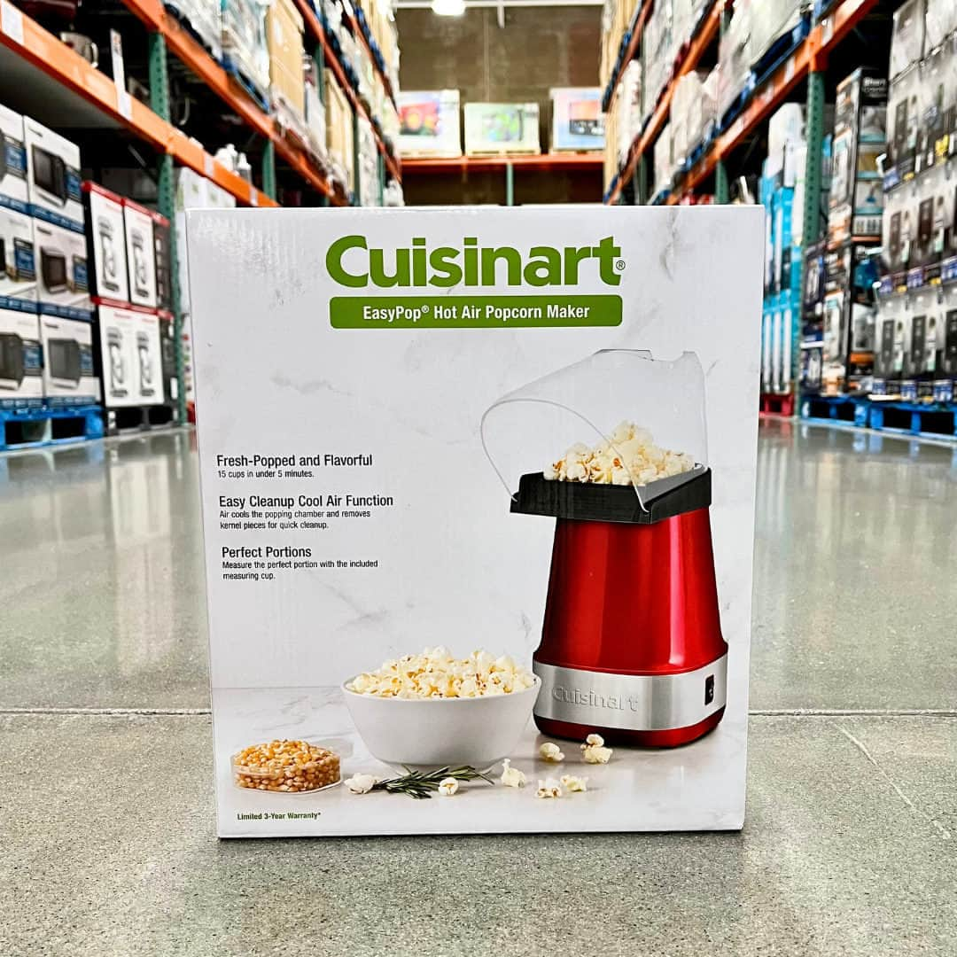 Costcoのインスタグラム：「Make your own popcorn right at home with the Cuisinart Popcorn Maker. Save $6 through 10/22/23. 🍿  Shop link in bio: Cuisinart EasyPop Hot Air Popcorn Maker」