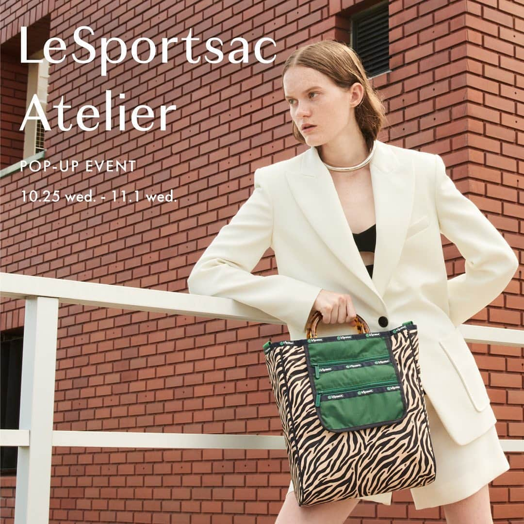 gallardagalanteさんのインスタグラム写真 - (gallardagalanteInstagram)「LeSportsac Atelier POP-UP EVENT開催のお知らせ  GALLARDAGALANTEルミネ新宿店にて、下記期間中「LeSportsac Atelier（レスポーツサック アトリエ）」のポップアップイベントを開催いたします。  人気につき会期延長！！ 10月25日（水）～11月15日（水） at GALLARDAGALANTE ルミネ新宿店  ・・・ ニューヨークと東京が共同で企画開発するカプセルコレクション《LeSportsac Atelier/レスポートサック アトリエ》 ブランドのアイデンティティーである軽量さと機能性を継承しながら、最新素材や革新的な試みを取り入れた、新しいレスポートサックを表現したコレクションとなります。  GALLARDAGALANTEで初めての展開となるカプセルコレクション《LeSportsac Atelier》 レスポートサックならではの機能性を兼ね揃えたデザインにクラシカルなムード漂うコレクション。 バンブーハンドルバッグを用いゼブラ、パイソンなど、バリション豊富に登場。  @lesportsacjapan   この機会にぜひお立ち寄りください。  #gallardagalante #ガリャルダガランテ  #レスポートサック #lesportsac #レスポートサックアトリエ #lesportsacatelier #popup #bag #秋小物 #冬小物 #ガリャルダガランテ新宿」10月19日 8時33分 - gallardagalante