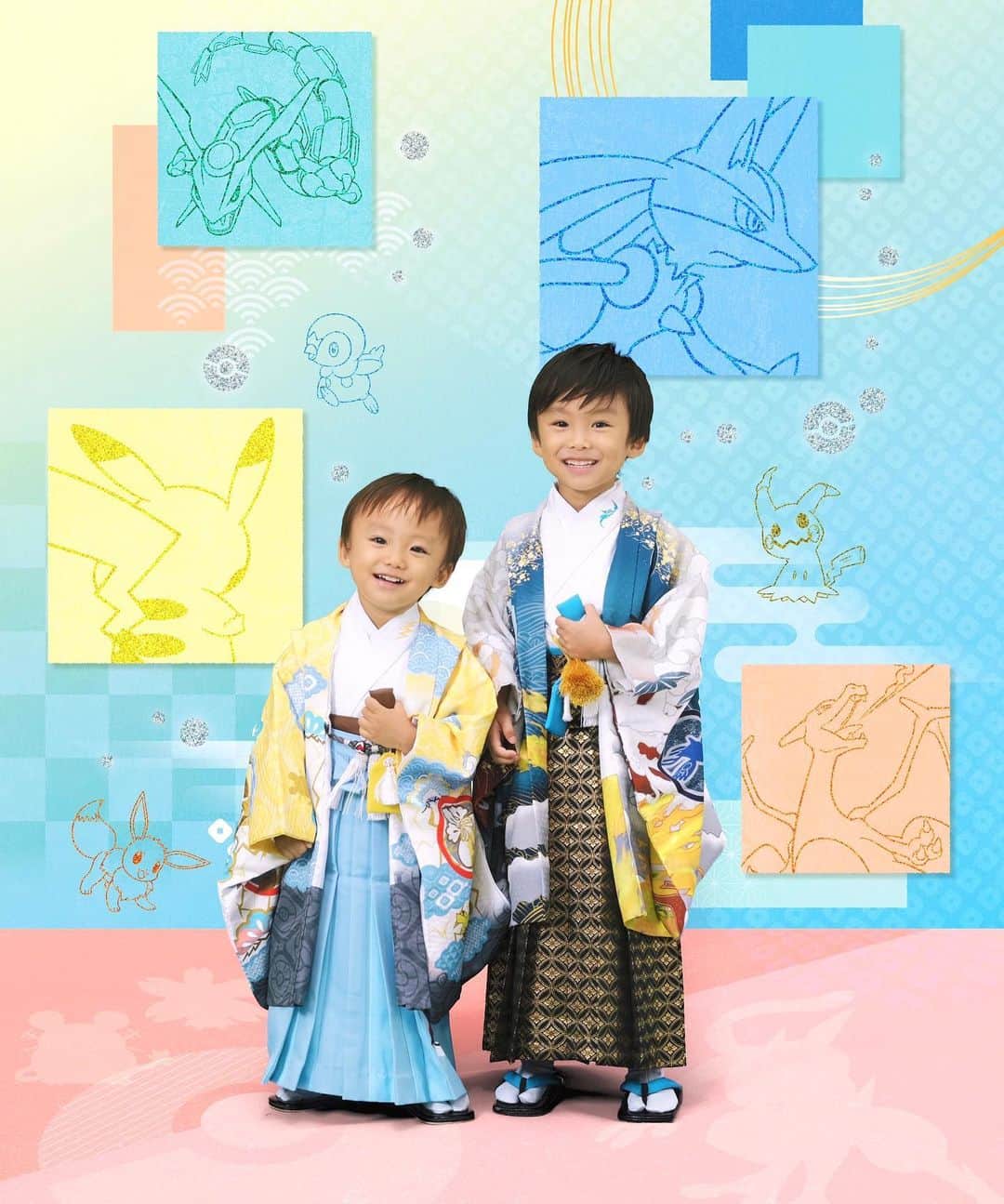 長谷川真美のインスタグラム：「七五三👦👶✨  スタジオアリス @studio.alice で 撮っていただいた仕上がり写真〜📸 よく撮れててとても嬉しい💕  七五三1dayプランでそのまま着物レンタルして 七五三撮影後には神社でお参り⛩  神社でも着物写真撮れて良かったし 「かっこいいね！」「おめでとう！」っと 声をかけられて2人とも嬉しそうでした💓  そのまま着物着てお出かけしたら さらに特別な1日になったから 是非みんなにオススメしたい🙌  ちなみに素敵な衣装がたくさんあるから 着物を着る前にスーツでも撮影を…📸  ニッコニコでかわいすぎ💓 子どもの笑顔をしっかり引き出してくれて 毎回思うけど、さすが！こども撮影のプロ✨ 撮影中こども達も楽しそうだったよ〜👶👦  そして、気になっていた兜！！！ めちゃくちゃカッコいい👀 男の子、大興奮間違いなし💪  とても豊富なお出かけ用レンタル着物は なんと！約200着以上のラインナップ！  #ポケモン 和装、カッコよかったなぁ✨ こども達も大人も大満足で とっても素敵な七五三になりました☺️  @studio.alice  #スタジオアリス #studioalice #七五三 #七五三撮影 #和装 #洋装」