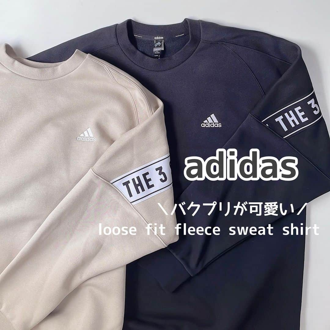 moyooonnさんのインスタグラム写真 - (moyooonnInstagram)「. めちゃカワな adidasのスウェット♡ 大きめサイズで ゆるっと感がヤバい🤤💓 裏起毛で柔らかい素材👌🏻  前から見ても後ろから見ても 可愛いやつ😍❣️  サイズは ベージュが2XL ブラックがXL 着てるよ♡  オーバーサイズが可愛いので 3XLでも良かったかも👌🏻  ストーリーのハイライトに載せてます👍  #adidas#アディダス#スリーストライプス#スポーツカジュアル#低身長コーデ #低身長ファッション #アラフォーコーデ #40代コーデ #カジュアルコーデ」10月19日 20時25分 - moyooonn