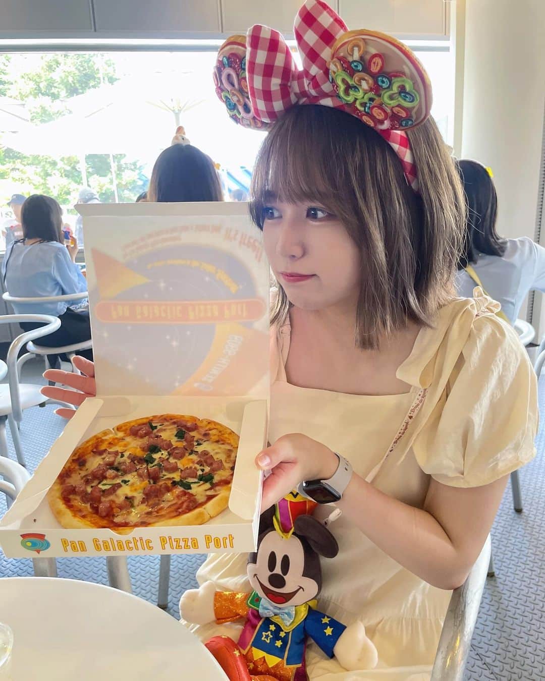 福士奈央のインスタグラム：「ㅤㅤㅤㅤㅤㅤㅤㅤㅤㅤㅤㅤㅤ 暑いの苦手だけどディズニーには行けた夏🐭☀️ #過去pic」