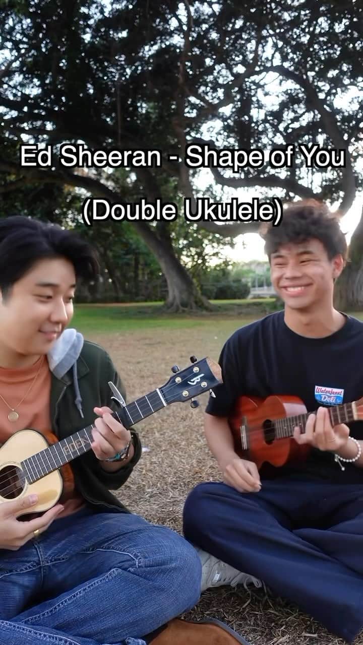 Eden Kaiのインスタグラム：「Ed Sheeran - Shape of You ⁣ ⁣ Double Ukulele Cover⁣ (feat. Usaburo Mendenhall) ⁣ ⁣ ⁣ ⁣ #edsheeran #エドシーラン #shapeofyou #ukulele #ウクレレ」