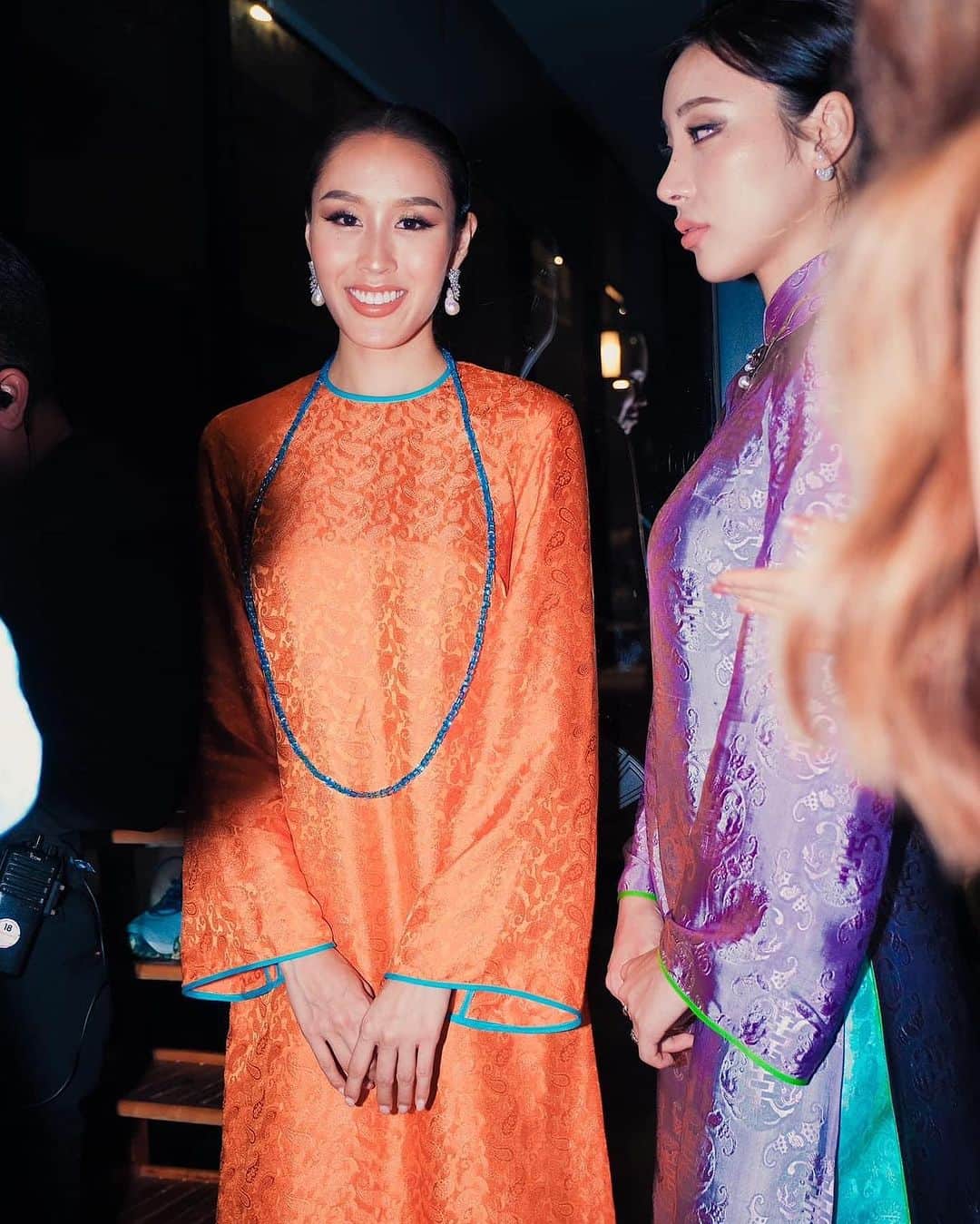 ミス・グランド・ジャパンのインスタグラム：「Look at some behind-the-scenes photos of MGI2023 contestants in the fashion show for Huy Vo Atelier ✨  #MGI2023 #AliveVietnam  #SenVangEntertainment #Staynex  #CollagenElasten #Aratawellness .  #MGI #GrandExperiences #MissGrandInternational #MissGrandInternational2023  #WeAreGRANDthe1andOnly #missgrandjapan  #ミスグランドジャパン  #ミスグランドインターナショナル」