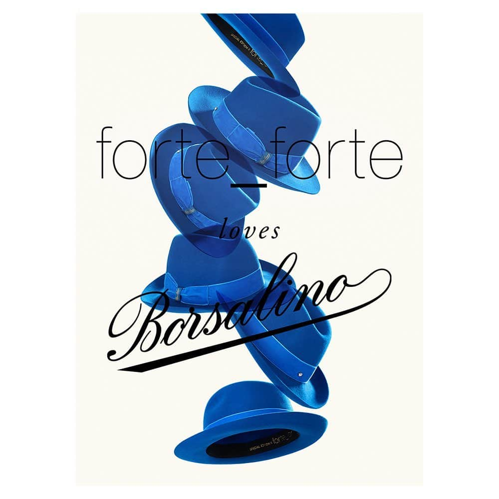 フォルテフォルテのインスタグラム：「a fantastic encounter that exemplifies the values of traditional craftsmanship and timeless beauty. an authentic vocation to italian savoir fare has inspired a reinterpretation of an iconic hat: here we are with “forte_forte loves borsalino”. discover the limited edition in forte_forte boutiques and in our e–shop. @borsalino_world #forte_forte #aw23 #borsalinoworld #forte_fortelovesborsalino #hat #autunno #timeless #contemporary #handmade #energy #poetic #feminine #passion #madeinitaly」