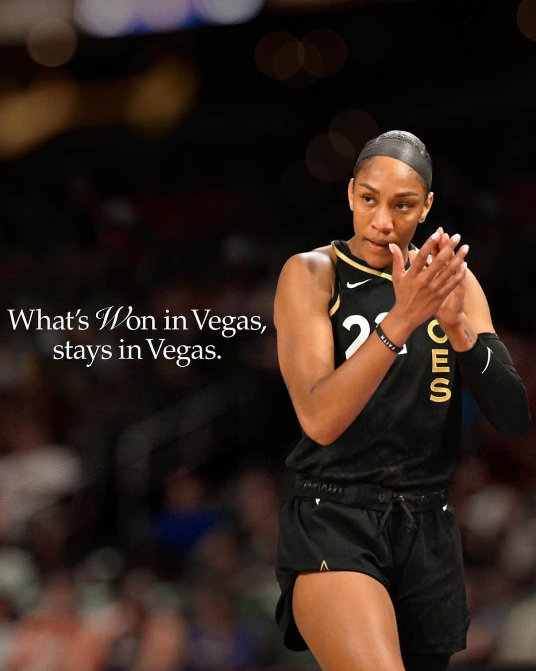 Nike Basketballのインスタグラム：「Congrats to the @lvaces on back-to-back @wnba Championships.🏆🏆」