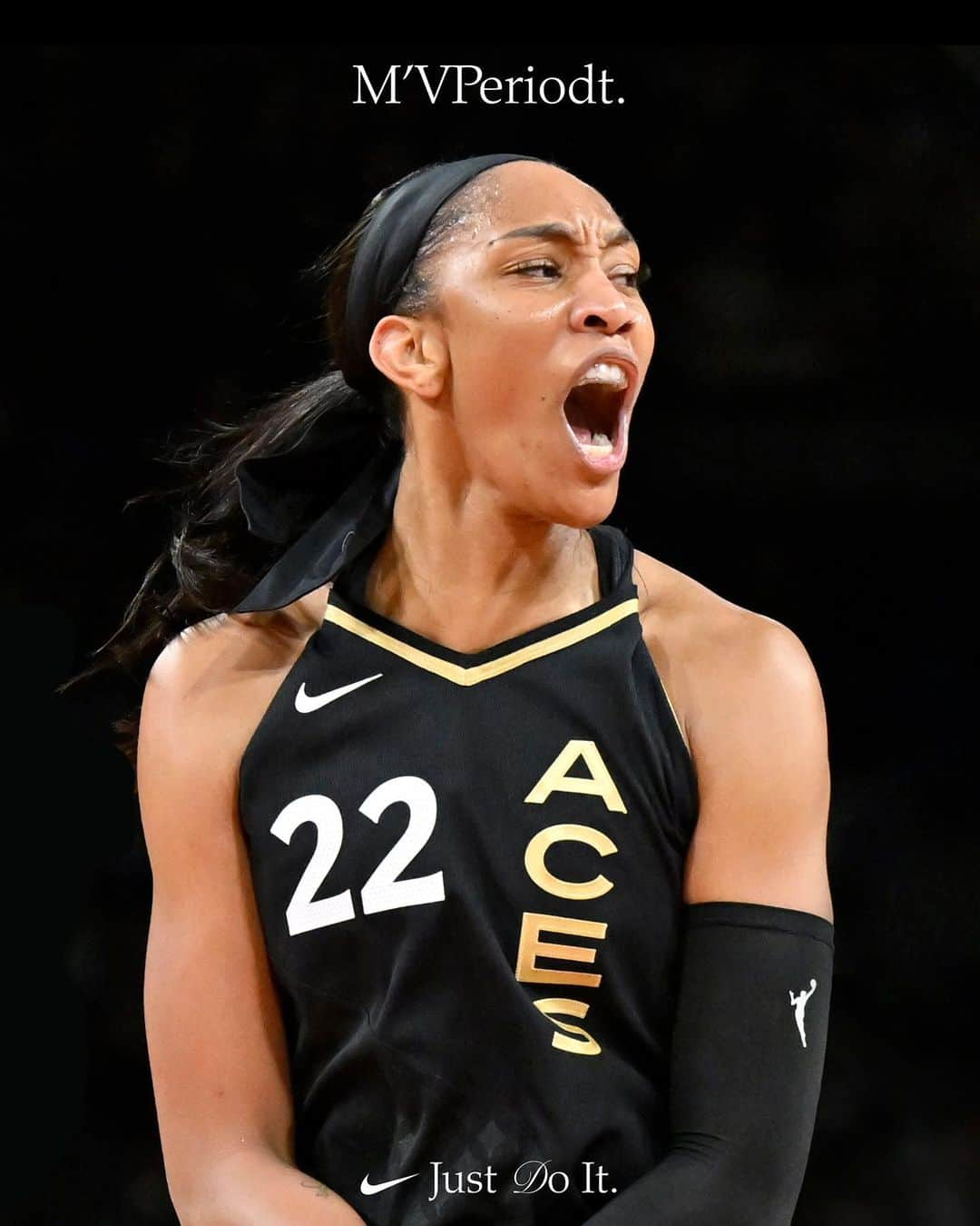 Nike Basketballのインスタグラム：「Make that two for 2️⃣2️⃣.  Congratulations @aja22wilson on winning back-to-back WNBA championships and your first Finals MVP.  You are Her. Periodt. 🏆」