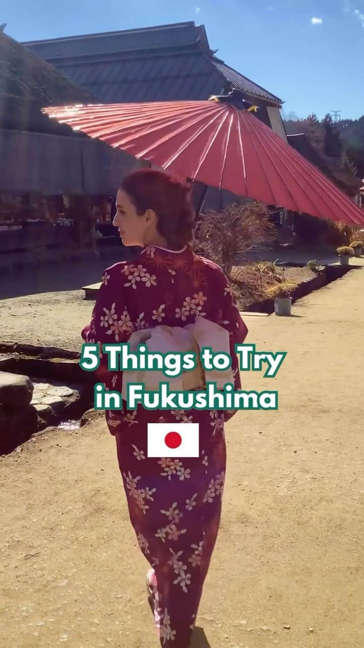 Rediscover Fukushimaのインスタグラム：「The best travel is not just about seeing but experiencing! 🤩  Would you try one of these unique activities on your upcoming trip to Fukushima? 😯  ⛰️🏃💦 Extreme Onsen: Hike up an active volcano and soak in wild hot springs (tattoos OK!) - Available until mid-November  🛖👘 Ouchi-juku Kimono Experience: Stroll in the quaint town of Ouchi-juku dressed in a traditional kimono.  🍜🧑‍🍳🛖Soba Noodles Making Experience: Make Ouchi-juku’s classic noodle dish from scratch!  🎨🖌️Makie Painting: Paint on lacquerware at Suzuzen, a local workshop and museum!  🚕💨Drift Taxi Experience: Enjoy a thrilling ride with a drifting pro at the Ebisu Circuit! - Available until late November  In Fukushima, Japan’s third-largest prefecture, there are many activities to enjoy and create unforgettable memories.  ℹ️ For booking and information, please visit our website (link in our profile). Please feel free to send us a message if you have any questions!  #visitfukushima #fukushima #aizuwakamatsu #aizu #ebisucircuit #drift #drifttaxi #extremeonsen #wildonsen #japan #wanderlust #travelreels #extremetravel #japanese #experiencesinjapan #visitjapanjp #visitjapan #visitjapantw #visitjapanus #visitjapanfr #japantravel #japanesecrafts #makie #東北 #福島観光」