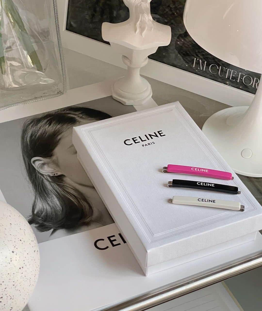 あきのインスタグラム：「@celine 👻🩷  ㅤㅤㅤㅤㅤㅤㅤㅤㅤㅤㅤㅤ可愛いくてムリかも、、、😮‍💨 ずっと欲しいと思ってたやつ🥹  ㅤㅤㅤㅤㅤㅤㅤㅤㅤㅤㅤㅤㅤ #celine#accessories  #セリーヌ#gift」