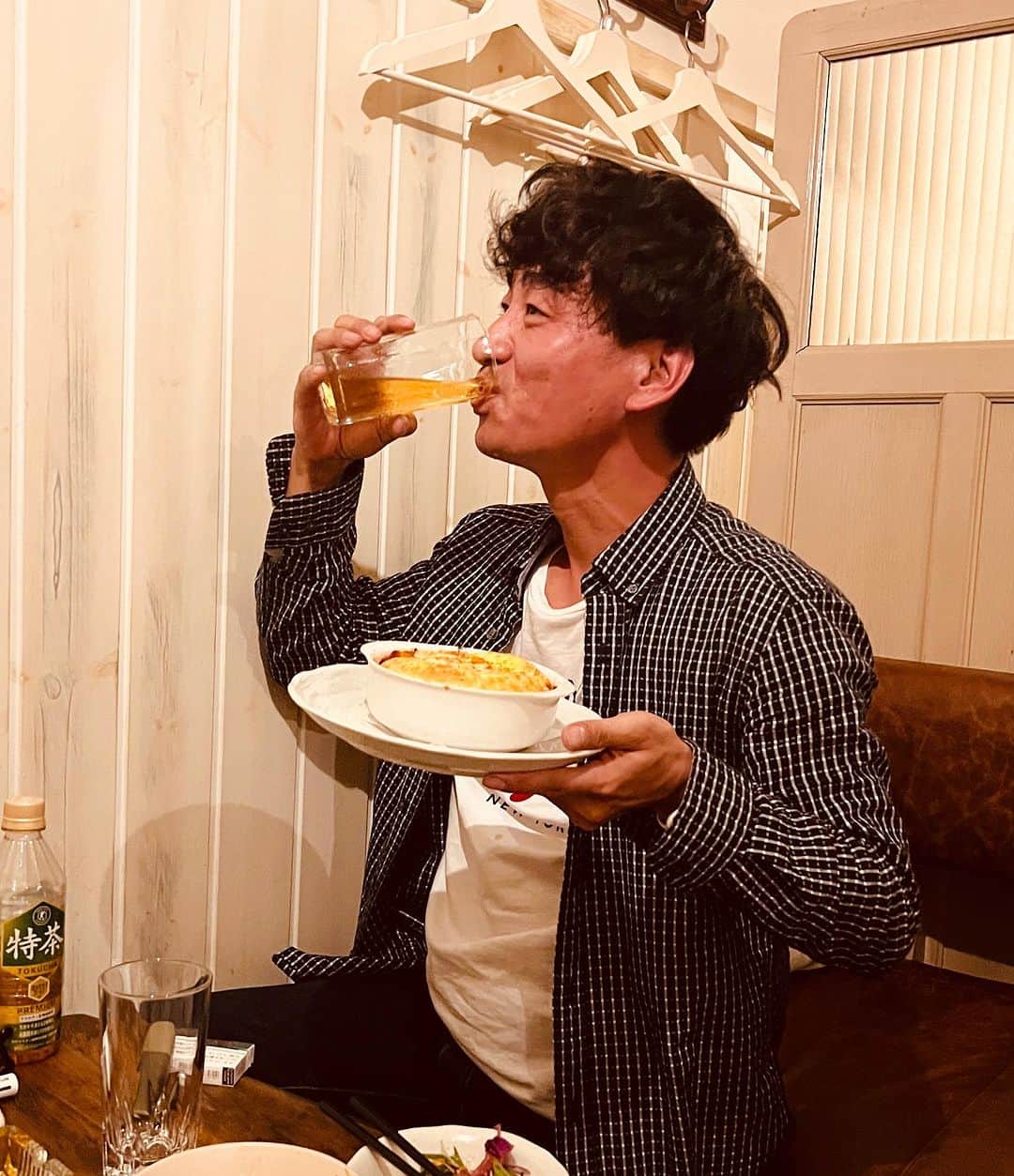 Gたかしさんのインスタグラム写真 - (GたかしInstagram)「昨夜は土浦でアルコールとロキソニンを入れてました。 あと酔ってケバブ食べるとこうなります。 どちらも全くオススメしません。」10月19日 12時15分 - g_takashi.kinkin