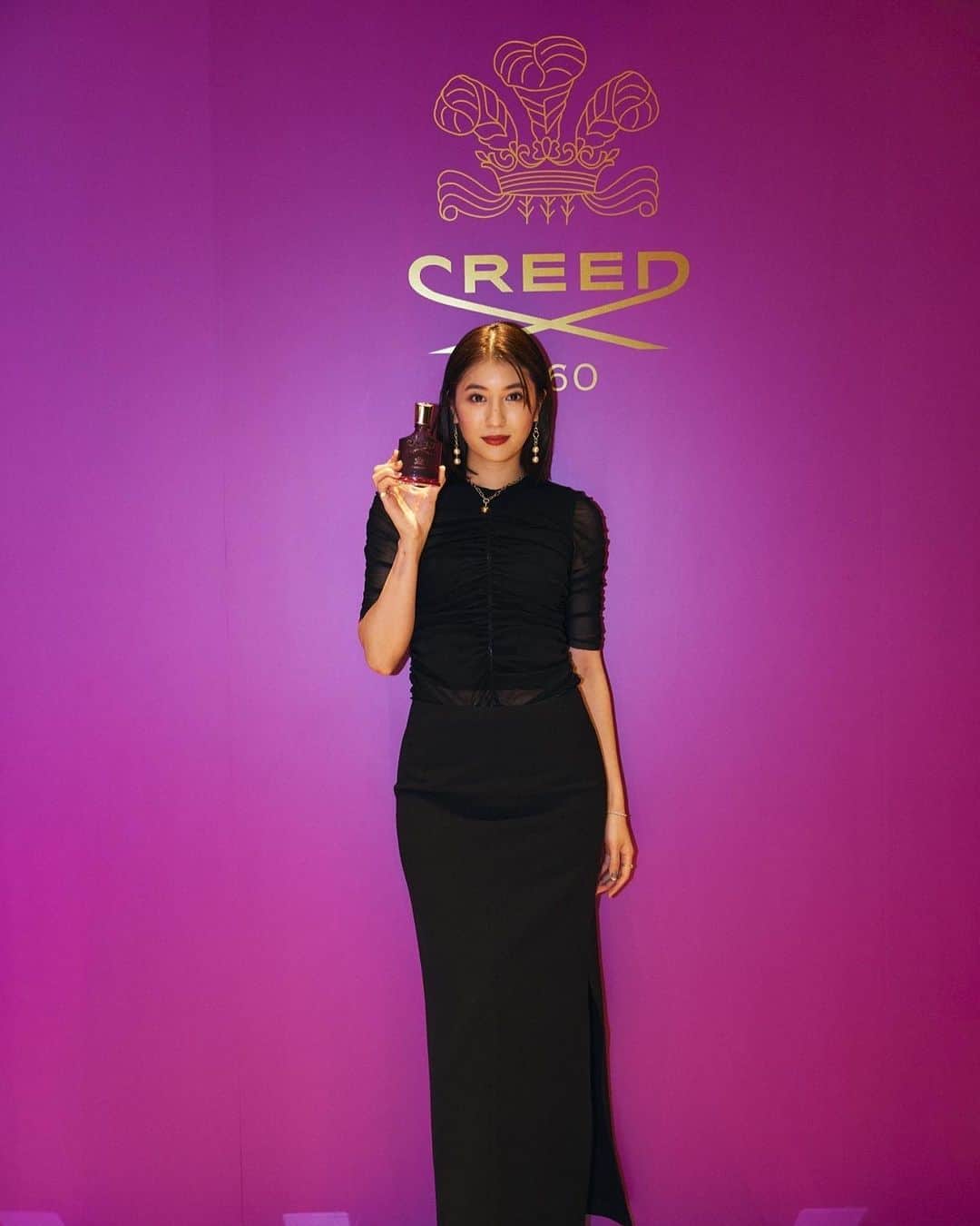 有末麻祐子さんのインスタグラム写真 - (有末麻祐子Instagram)「@creedfragrance の新作の香水のクリード カーミーナのお披露目パーティーに行ってきました💖 フローラルウッディアンバーの香りで、ブラックチェリーとピンクペッパーが、バイオレットと微かなローズを。 更にモダンさをプラスたパワフルな香り💃🏻 気になる方は是非チェックしに行ってみてね🌹 #Creed #HouseOfCreed #creedcarmina #ハウスオブクリード #PR」10月19日 12時24分 - mayukoarisue